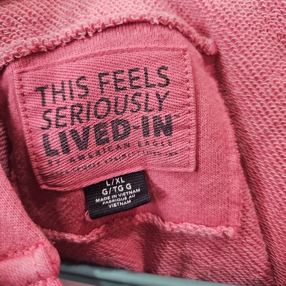 American Eagle Outfitters Pink Hoodie - Picture 3 of 3